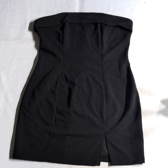 Shein Elegant Black Strapless Dress Size Small - Picture 1 of 4